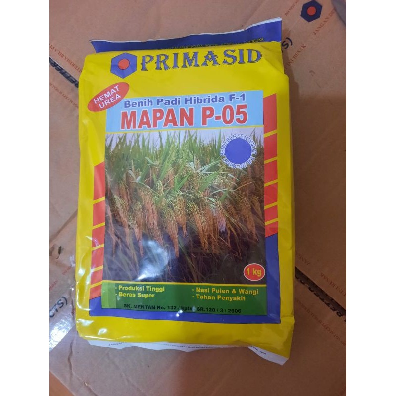 Benih Padi Hibrida Mapan P 05 Exp bulan 04 & 05 - 2026 Original 100% daya tumbuh >80%
