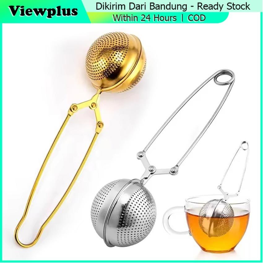 Saringan Teh Stainless Steel Filter Saringan Teh Reusable Tea Infuser Strainer Tea Infuser Stainless