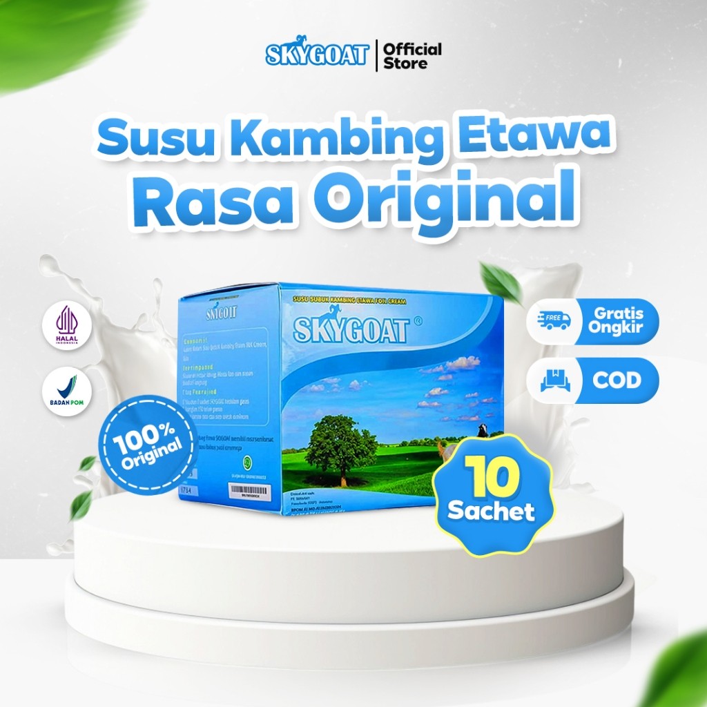 

Skygoat - Susu Kambing Etawa Rasa Original Isi 10 Sachet