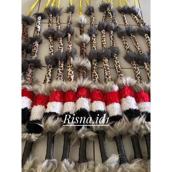 % (BISA COD)Pecut Cambuk Jumbo Panjang kurang lebih 2,5m Bunyi Sangat Keras Cambuk Kuda Lumping,Leak