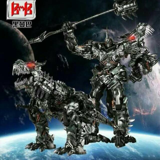 Ready stok BMB Black Mamba LS05 Transformer Robot Dinobot Grimlock Figure