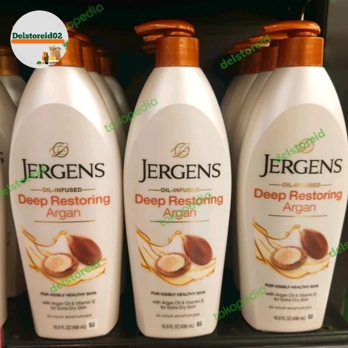 Jergens oil infused deep restoring argan 496 ml