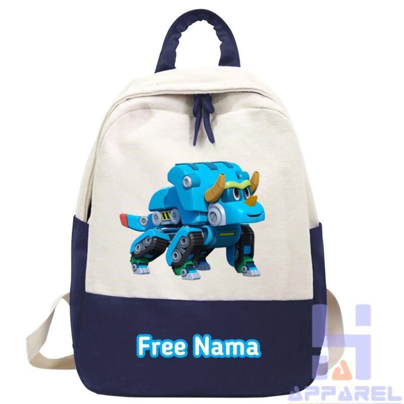 TAS RANSEL ANAK TOMO GOGO DINO FREE NAMA