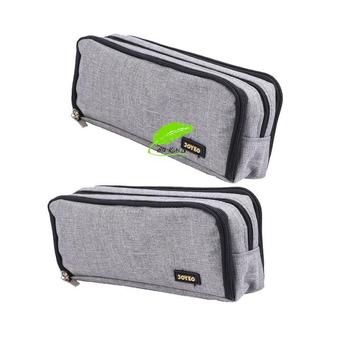 

JOYKO - Tempat Pensil Resleting Bahan Kain Tebal PC-5006 - Pcs - ABU-ABU