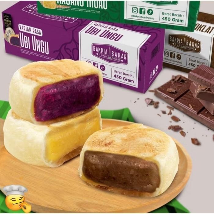 Bakpia Bakar Tugu Malang | Pia Malang | Oleh-oleh Khas Malang | BACA DESKRIPSI SBELUM CO - Bakpia Kc