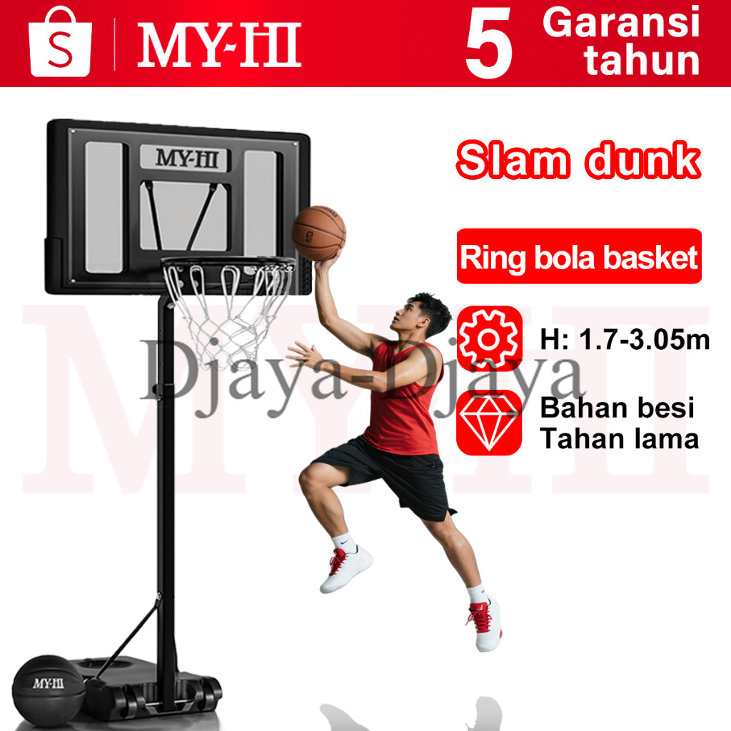 PromoMY-HI Tiang basket Ring Basket Anak Ring Bola basket Ring Basket Portable  Basket anak dan ring