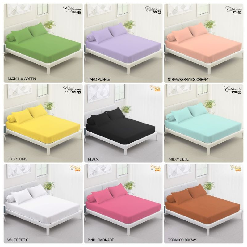 SPREI POLOS CALIFORNIA 180X200 / CALIFORNIA POLOS EMBOSS