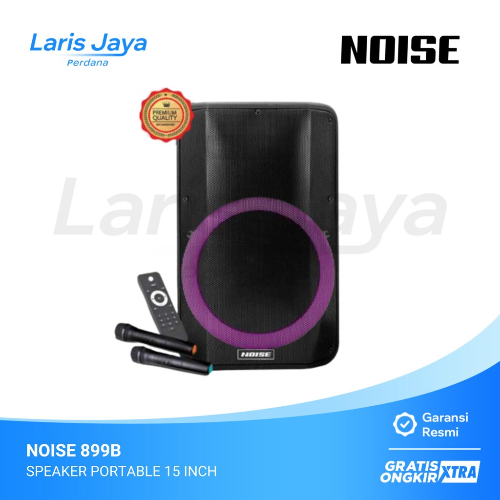 SPEAKER PORTABLE NOISE 899B / 899-B | 15 INCH, BLUETOOTH, BATERAI, USB