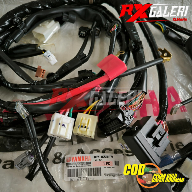 KABEL BODY SET ALL NEW NMAX KEYLESS ORIGINAL WIRE HARNESS ASSY B6Y-H2590-71