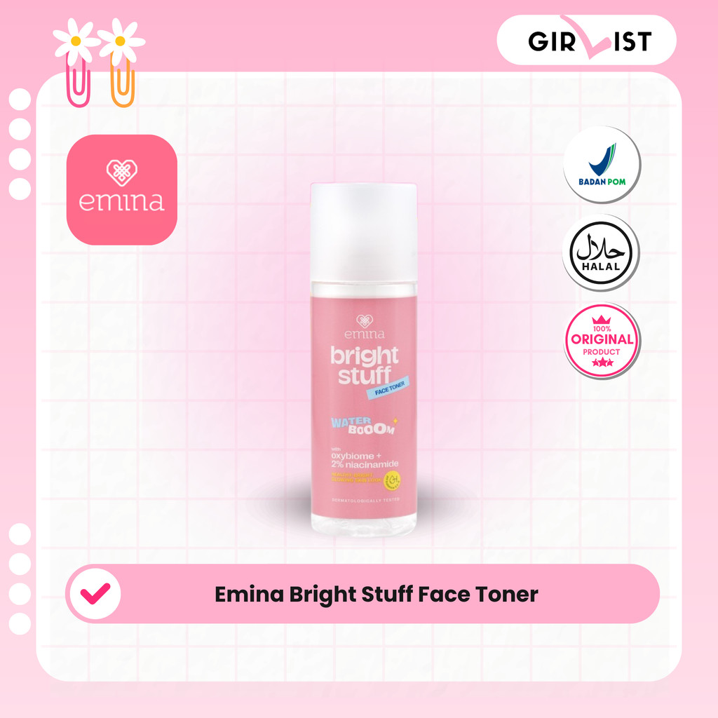 Emina Bright Stuff Face Toner - All Variant (Satuan)