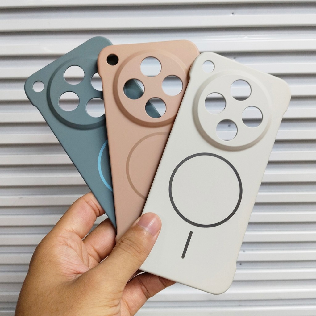 Untuk OPPO Temukan X8 X8s Pro Plus Ultra Casing Frameless Hard PC Phone Case Cover