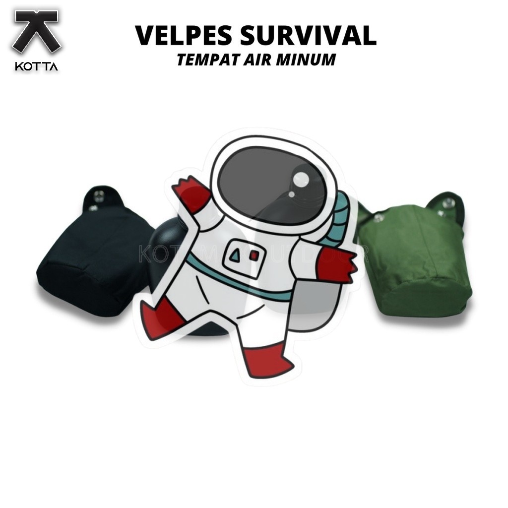 BOTOL MINUM TNI - BOTOL MINUM VEPLES TNI  PEPLES- PELPES VELVES - BOTOL MINUM SURVIVAL TNI