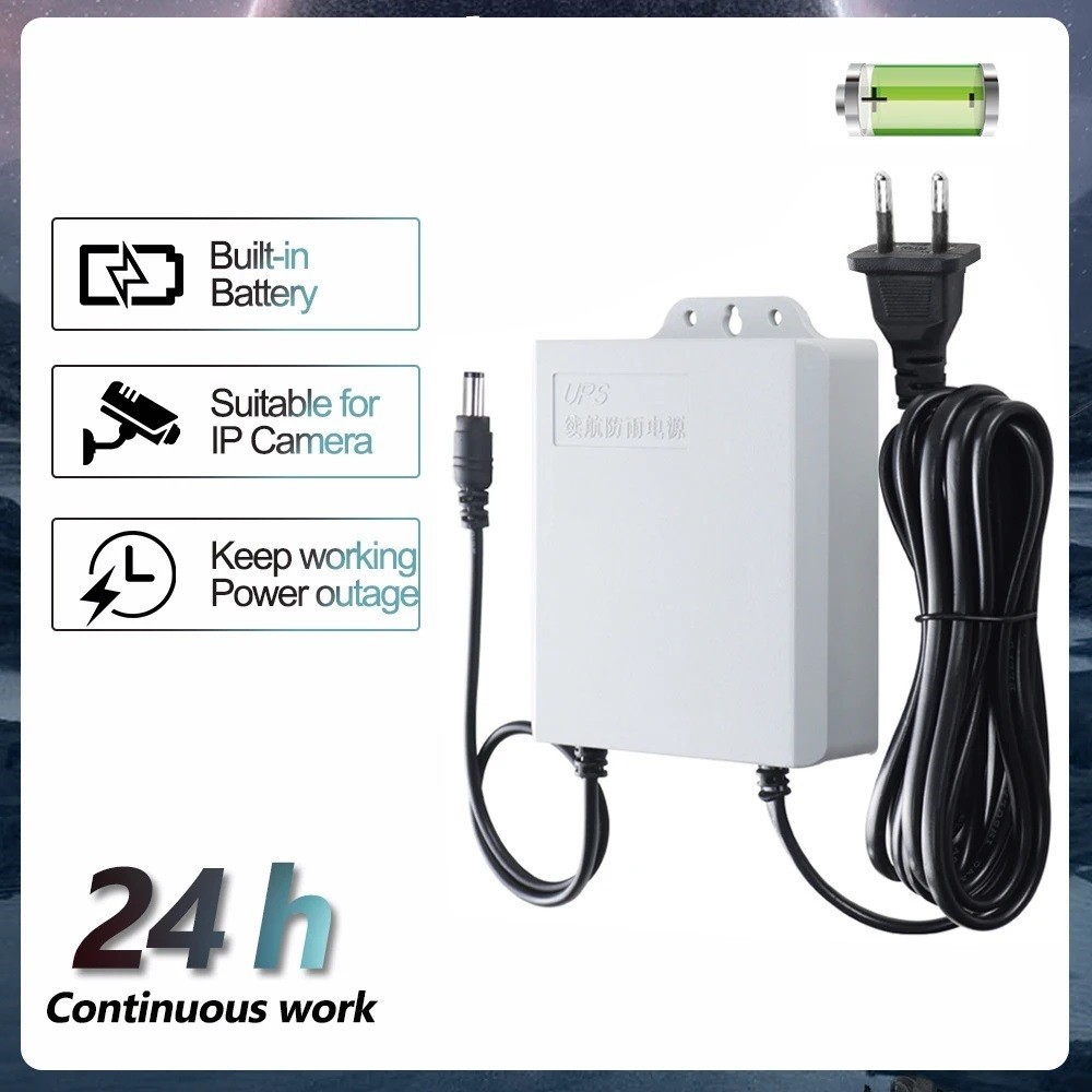 [Metro Vibe ID] Mini UPS 12V 2A CCTV Outdoor & Router WiFi - Baterai Cadangan Anti Mati Lampu