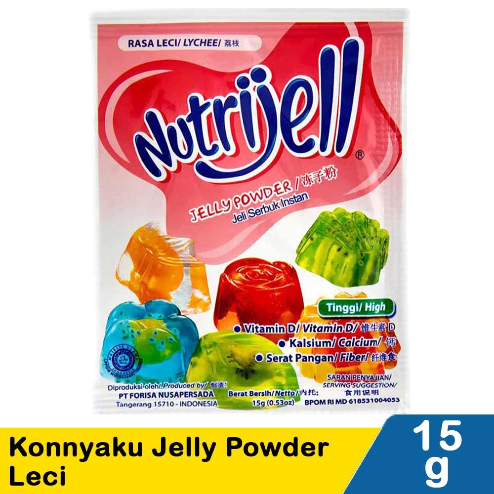 NUTRIJELL KONNYAKU JELLY POWDER LECI 15g