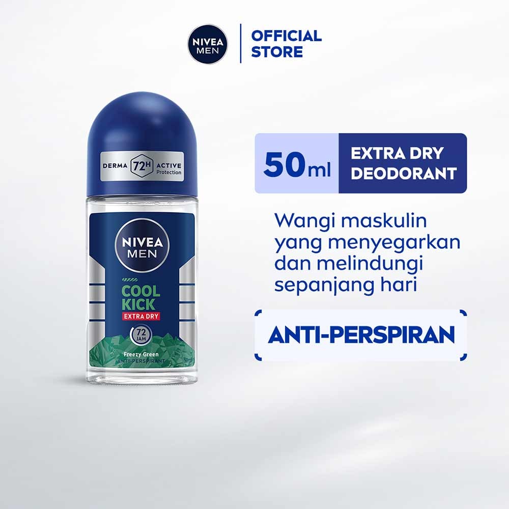 NIVEA DEO FOR MEN COOL KICK FREEZY GREEN 50mL