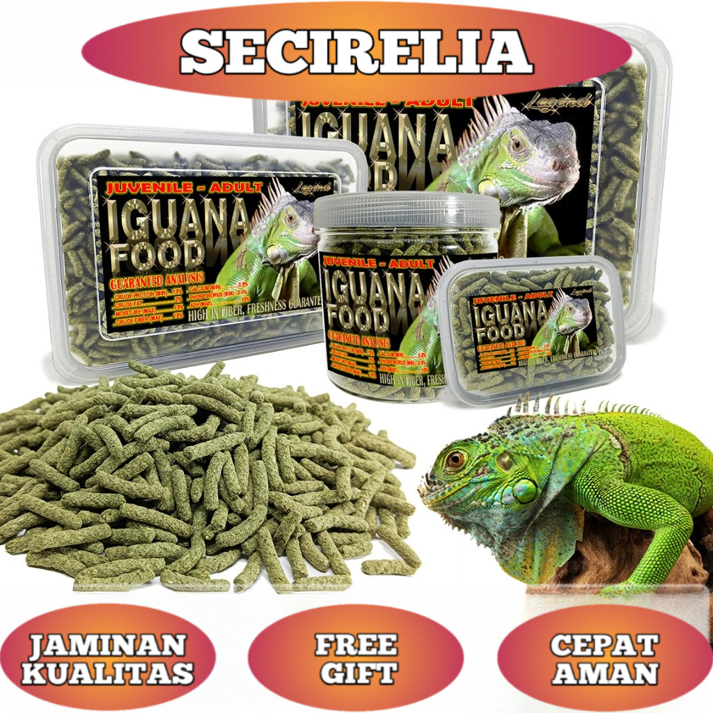 700GR MAKANAN IGUANA PELET DIET SAYUR ALAMI NATURAL REPTILE FOOD PAKAN IGUANA MERAH PELET ALAMI MAKA