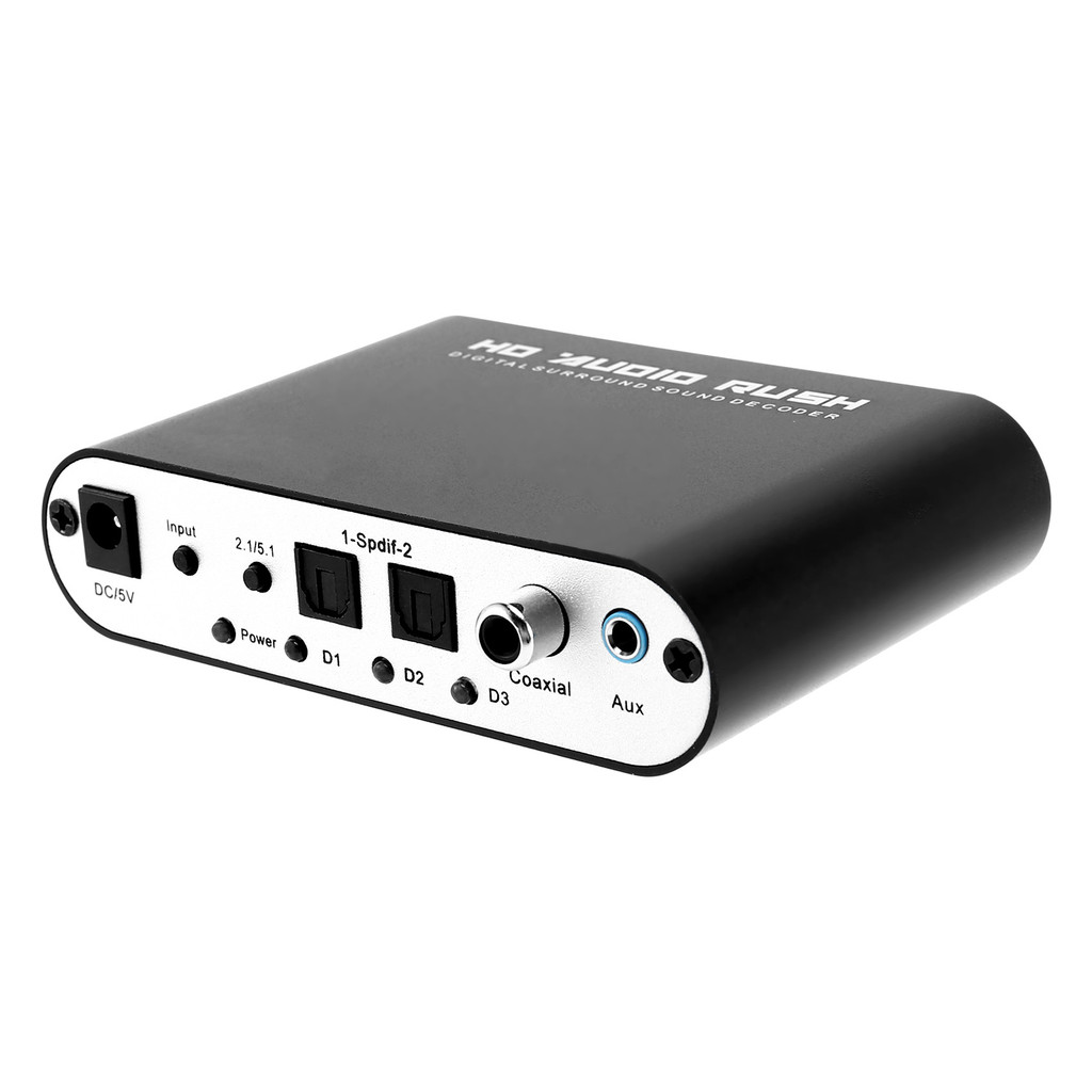 5.1 Channel Dts For DOLBY Ac-3 Audio Decoder Digital Optical/Coaxial To Analog Rca Lotus Head For DO