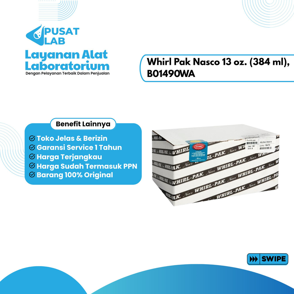 Whirl Pak Nasco 13 oz. (384 ml), B01490WA
