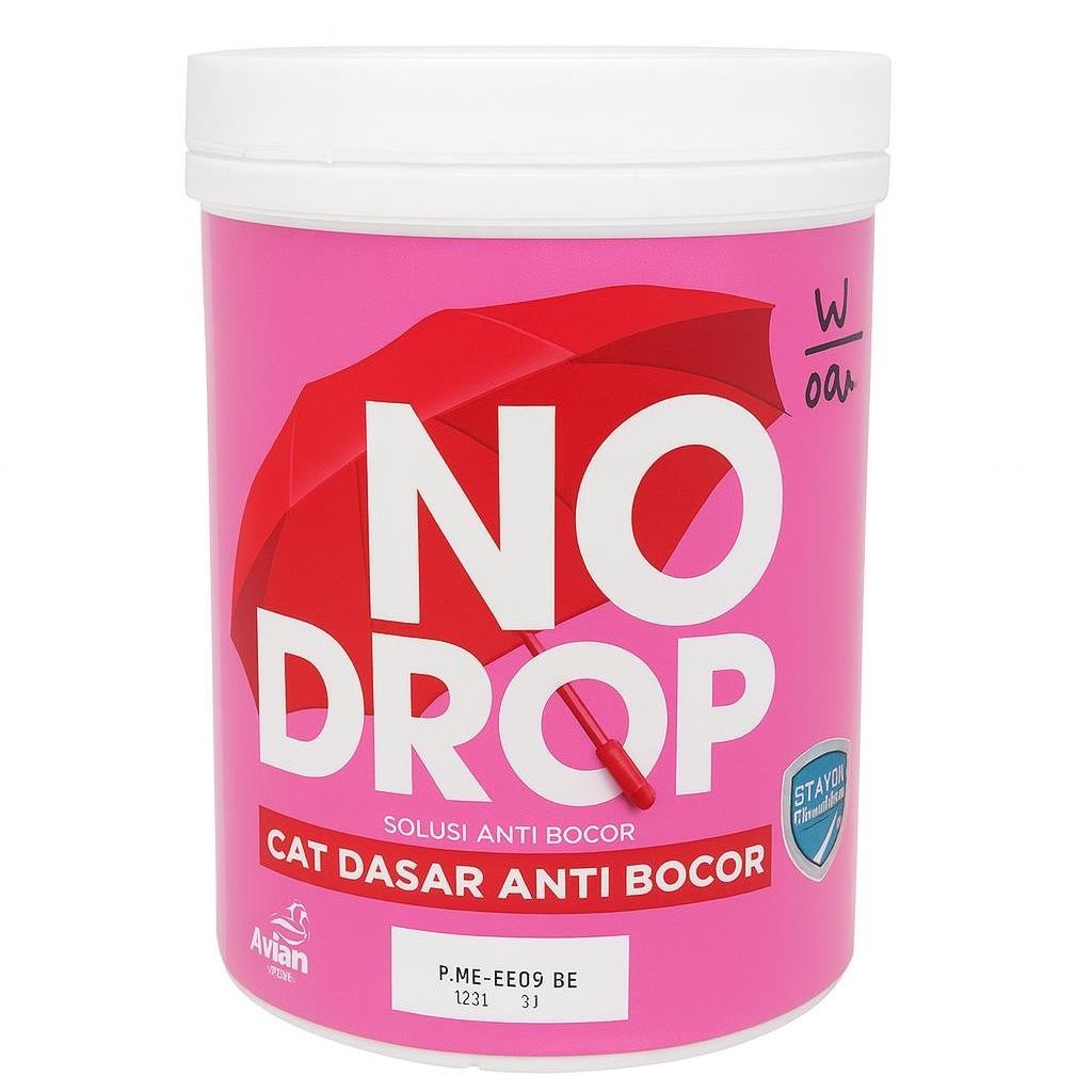 No Drop Cat Dasar Anti Bocor Interior Dan Exterior Tahan Lama Hasil Rapi Cepat Kering 2-4 Jam Hemat 