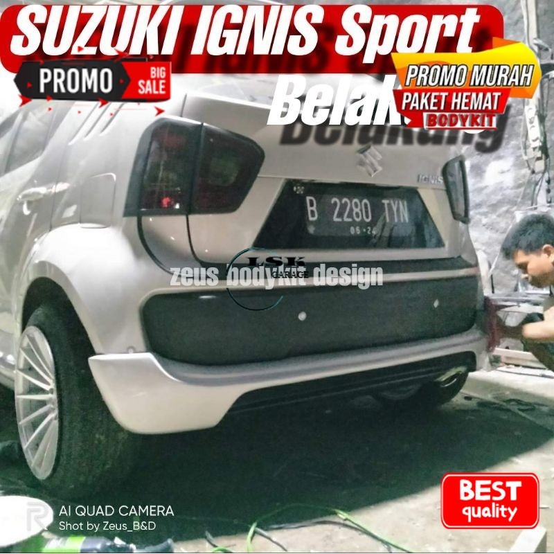 Bodykit IGNIS Sport Belakang Duraflex Asli
