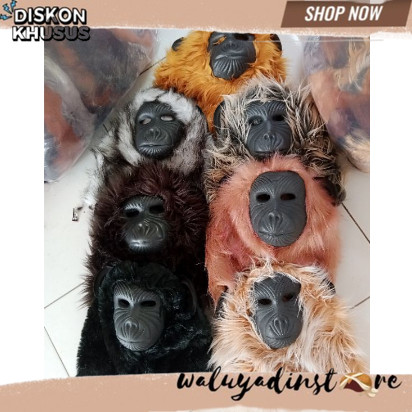 NEW PRODUK KOSTUM MONYET TOPENG MONYET MAINAN Topeng Monyet Kostum Karnaval Topeng Bulu Monyet BARU