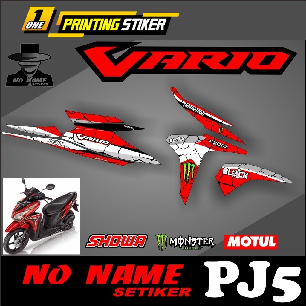 Stiker Striping Vario Techno 125 Fi 2014 Striping Stiker List