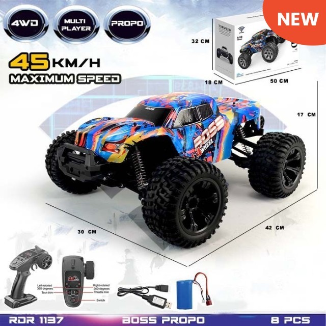 Mobil Remote RDR1137 RC Ultimate 4x4 Offroad Buggy Rock Crawler Drift Jeep Mainan Anak Mobil Mobilan