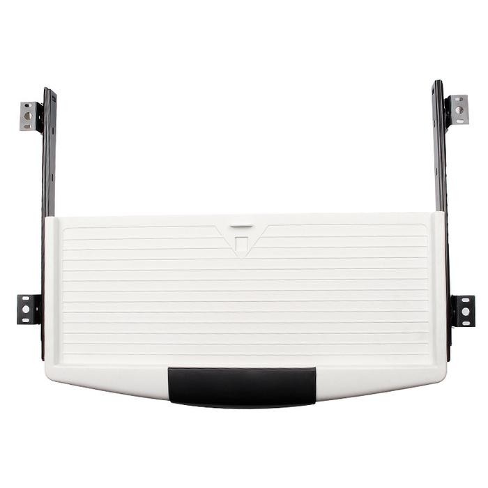 KEYBOARD TRAY REL LACI TEMPAT TATAKAN KEYBOARD MEJA KOMPUTER - Putih