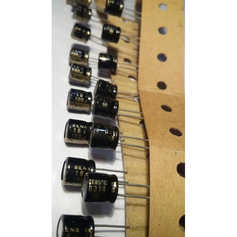 LEW99 elko 100uF/16v Elna Gold