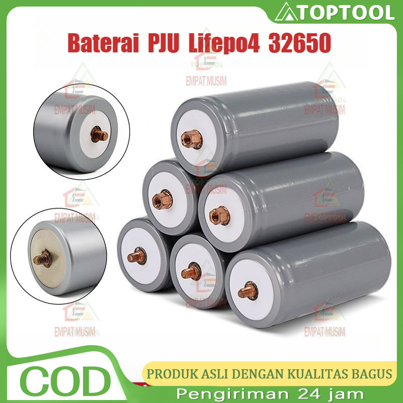 Baterai PJU Lifepo4 32650 3.2V 6ah 6000mah lithium iron phosphate