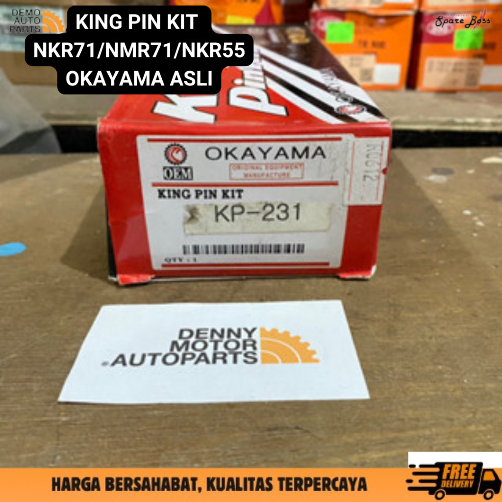 KING PIN KIT NKR71/NMR71/NKR55/HD King Pen OKAYAMA KP-231
