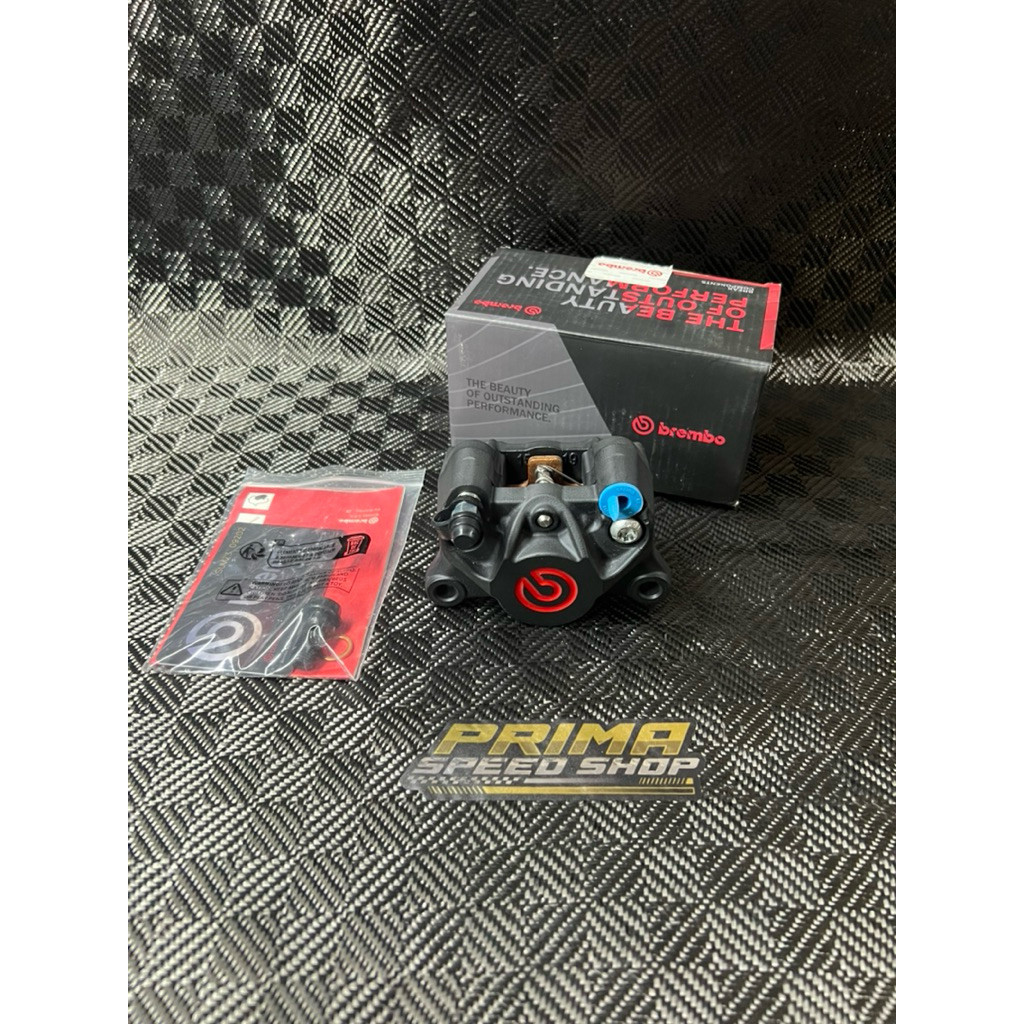 Kaliper Brembo 2p 2piston Hitam Black Nmax Xmax Aerox Pcx vario beat mio scoopy ninja rr 150rr krr n