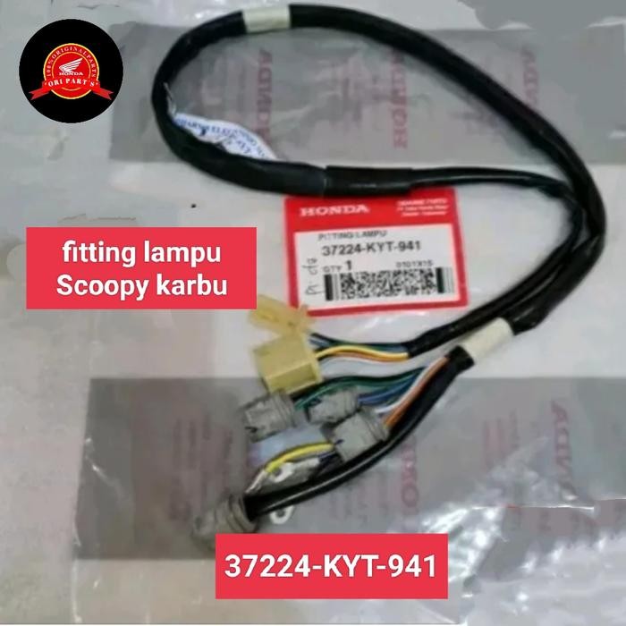 fitting socket lampu depan Scoopy karbu/37224kyt941 quality