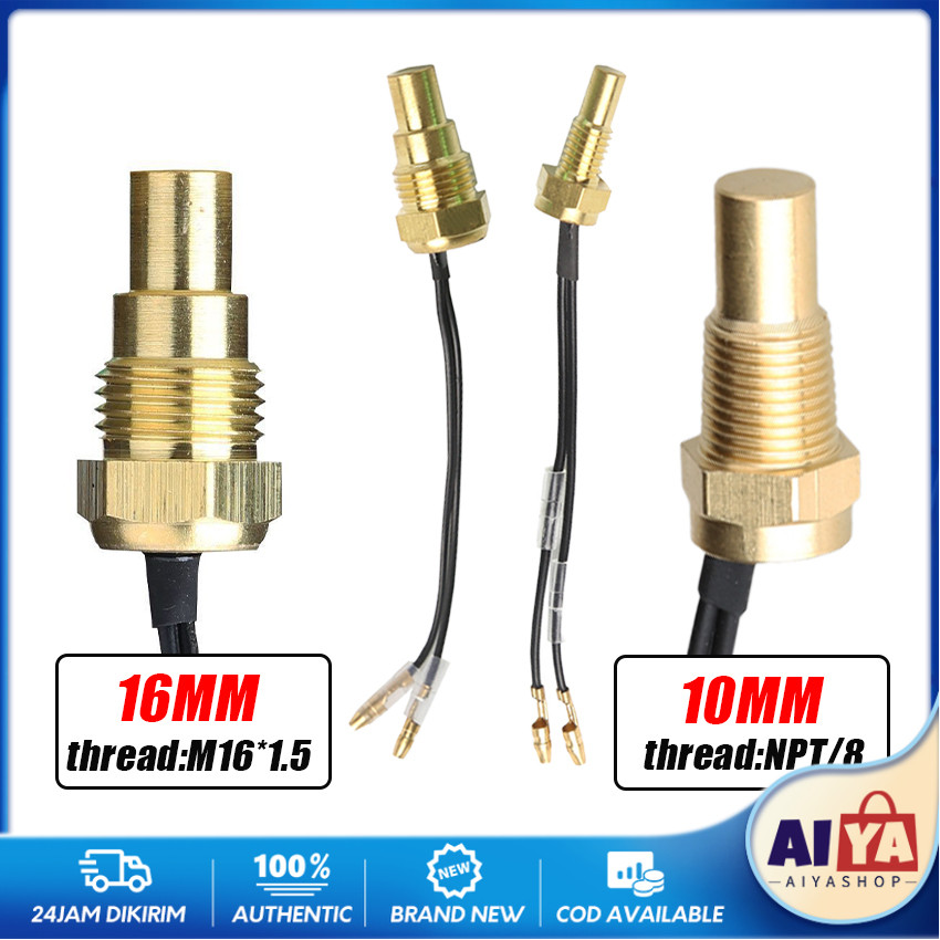Sensor Temperatur Indikator Suhu Mobil Air Fan Kipas Radiator Thermoswitch Thermostat Digital Thermo