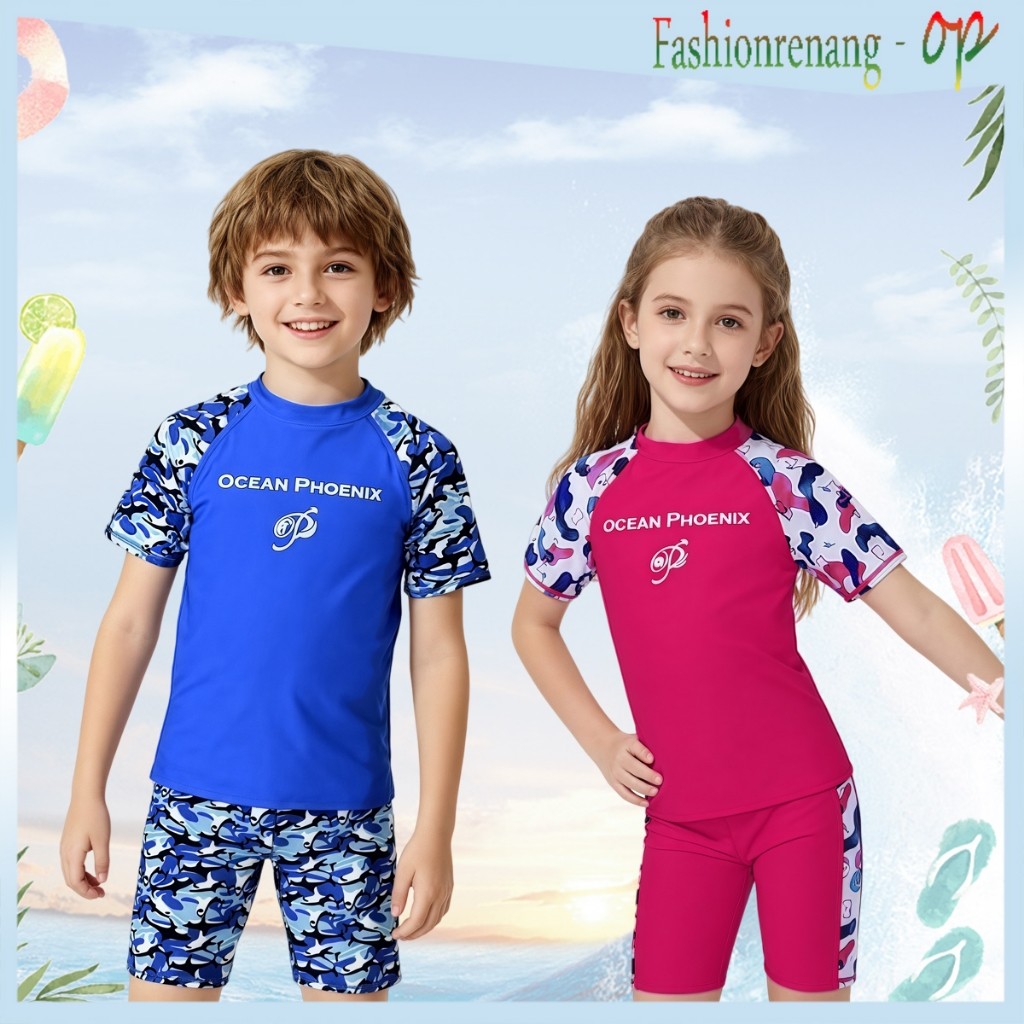 L8501 Baju renang anak/Baju renang anak cowok/Baju renang anak cewek/Baju renang import