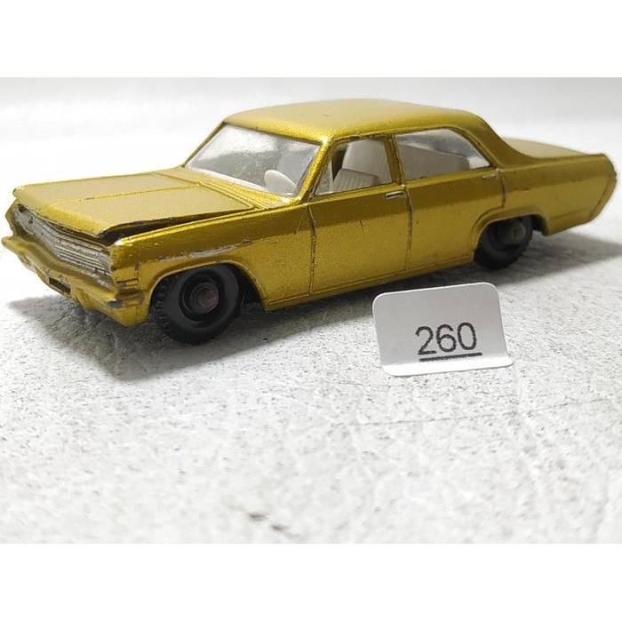 DCT... Lesney Matchbox 1967 Opel Diplomat Gold England Vintage Diecast Unit Only Ban Tusuk