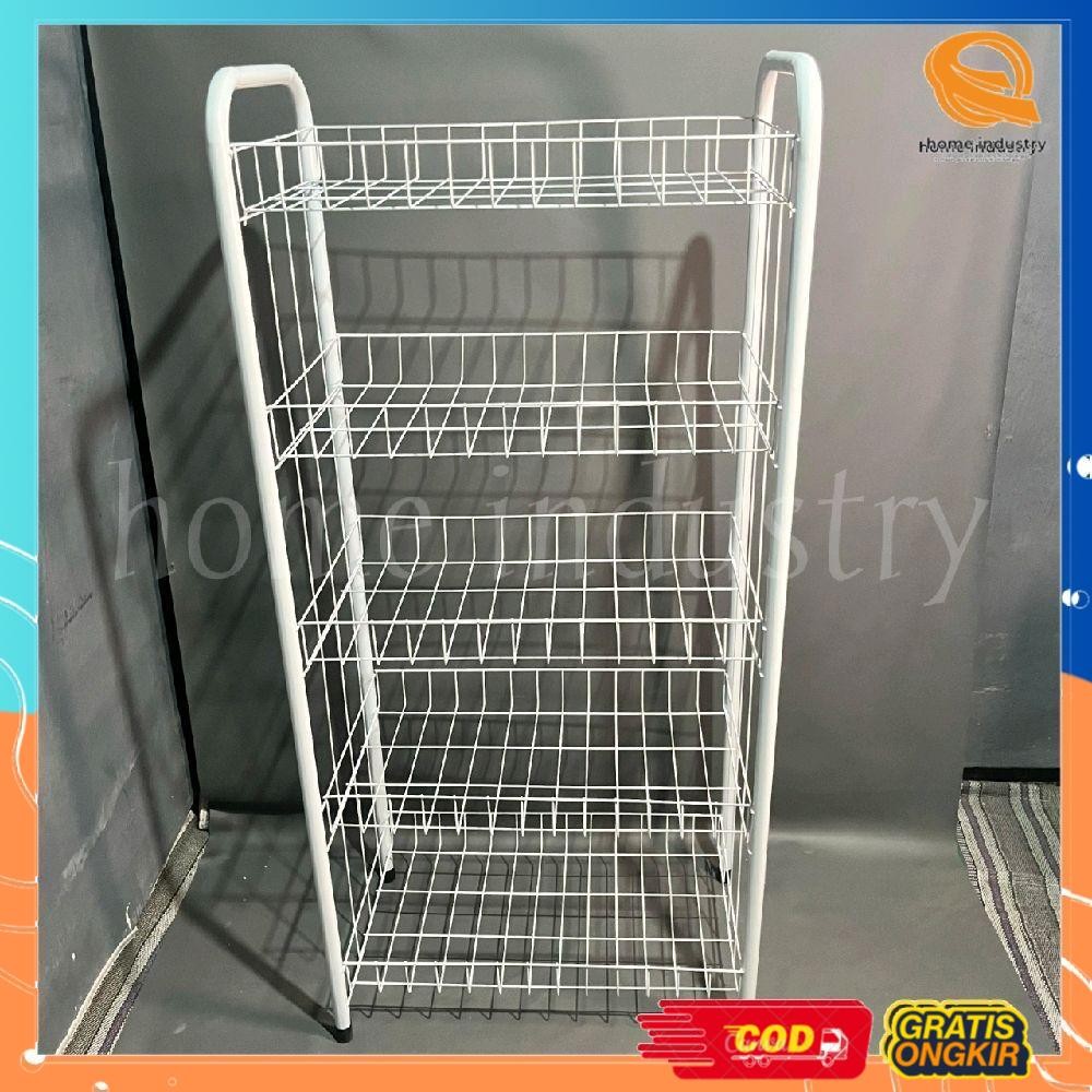 RAK SERBAGUNA JUMBO SUSUN 5 FULL PACKING KARDUS/RAK DISPLAY/RAK TOKO SEMBAKO