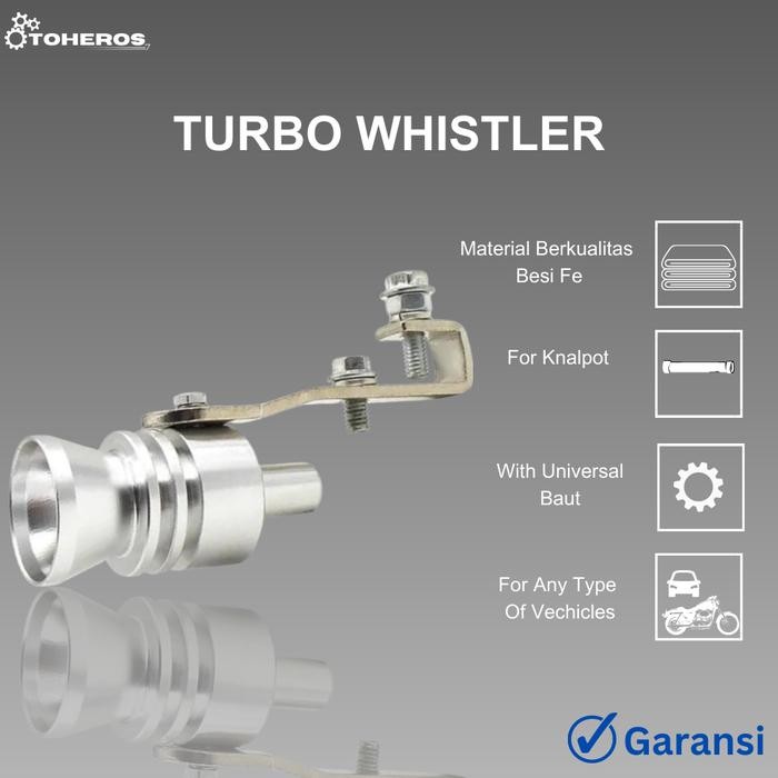 Turbo Knalpot Efek Motor Mobil Whistler Exhaust Muffler