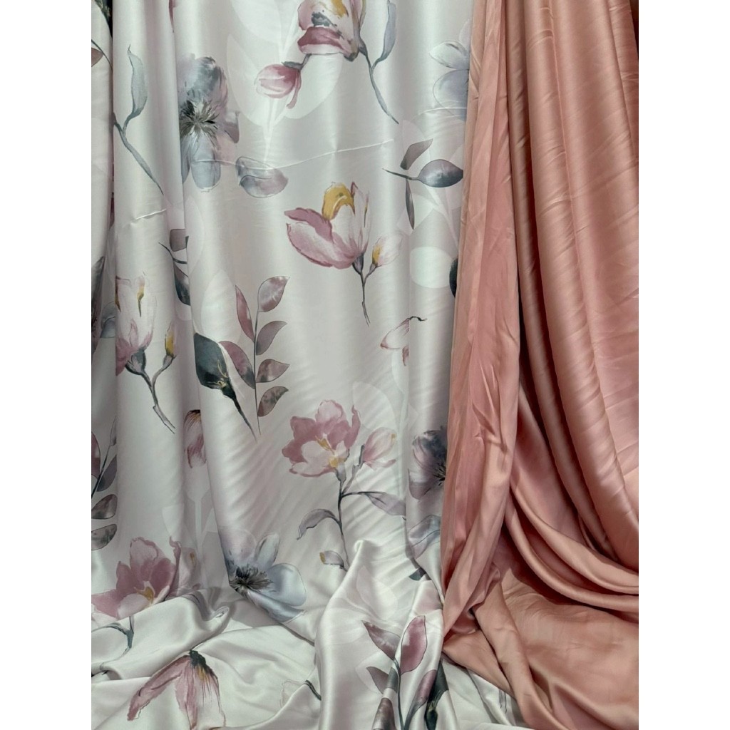 LAPAKSHOP Jual Kain Sutra Tencel 60s Bamboo Organic Meteran Motif dan Motif anak