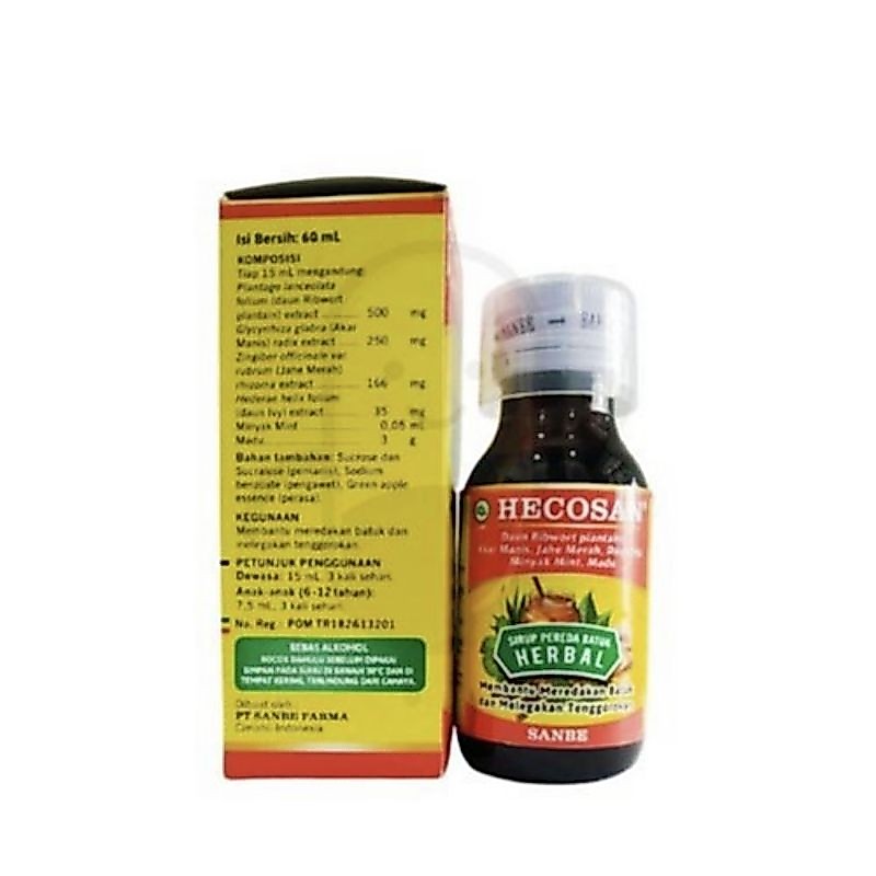 Hecosan syr 120ml/Sirup obat batuk herbal