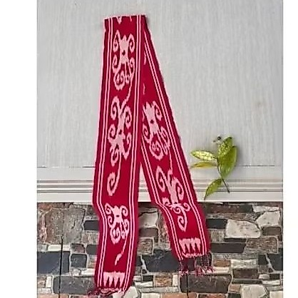 syal ikat kepala syal ikat kembang syal tenun Troso syal tenun motif