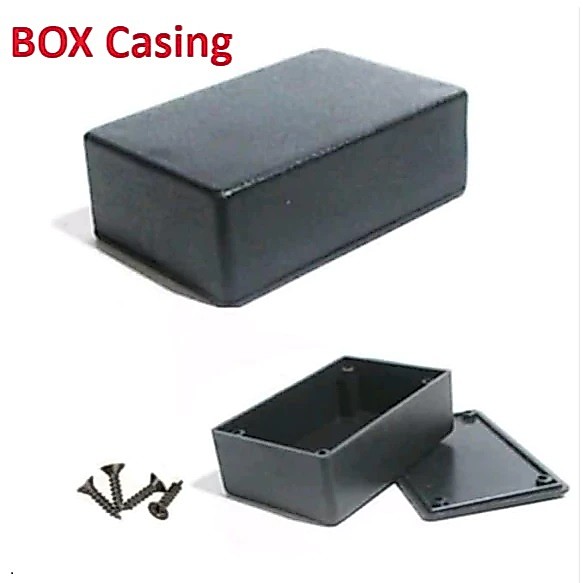 Box PROJECT X1 Hitam Kotak casing AMPLI AMPLIFIER AUDIO MULTI FUNGSI Komponen DIY 7,5x5x2,5cm