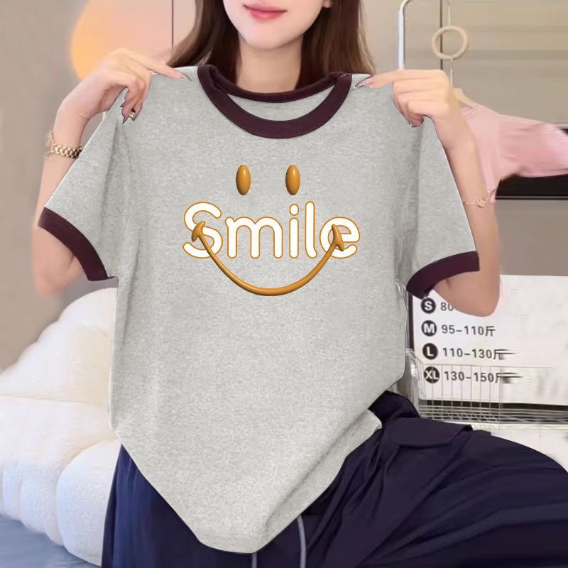 New slim-fit short-sleeve T-shirt top