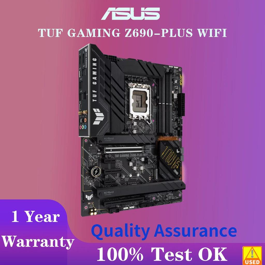 ASUS TUF GAMING Z690-PLUS WIFI Motherboard Socket LGA1700 CPU DDR5 6000(OC)  MHz Memory ipset Z690 A