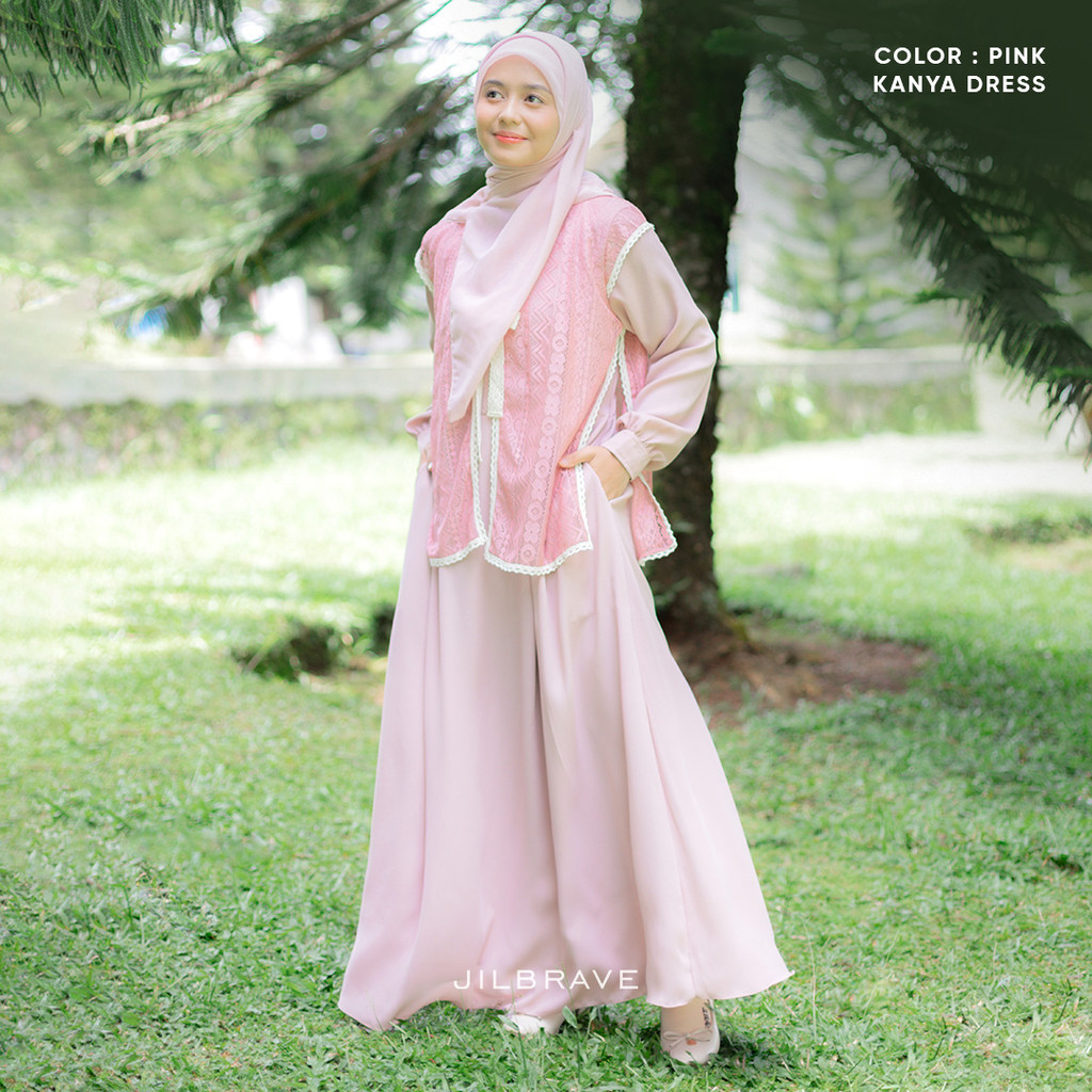 [MINOR DEFECT] Grade B JILBRAVE Kanya Dress Gamis Muslimah Feminine