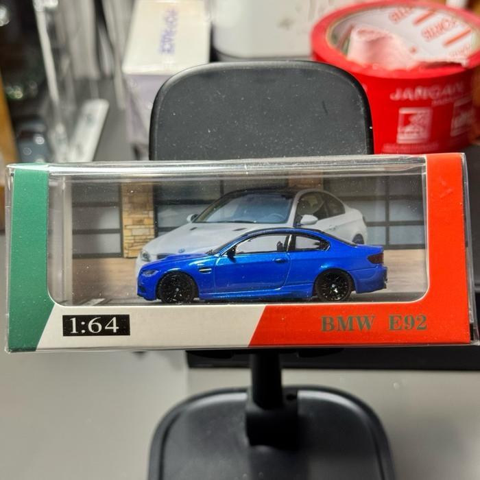 Fine Model 1/64 BMW E92 M3 Blue Biru New Segel