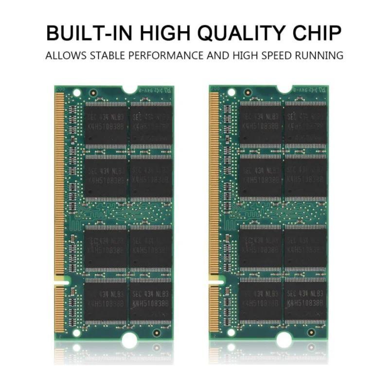 For DDR 110PCS 1GB DDR PC2700 333Mhz 200Pin MM Laptop RAM Kit Memory LOT