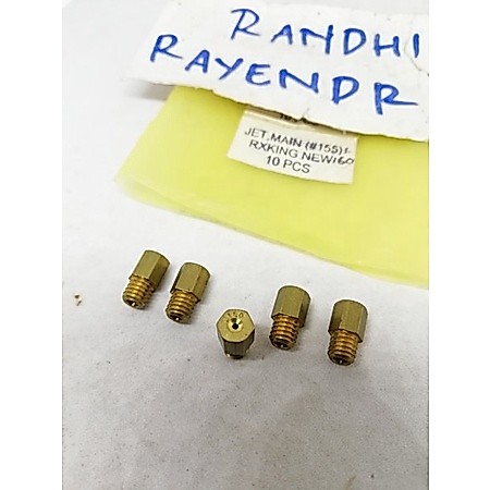 mj main jet mainjet minyak sepuyer karbu karburator original ori yamaha rx king rxking rxk rxs rx sp