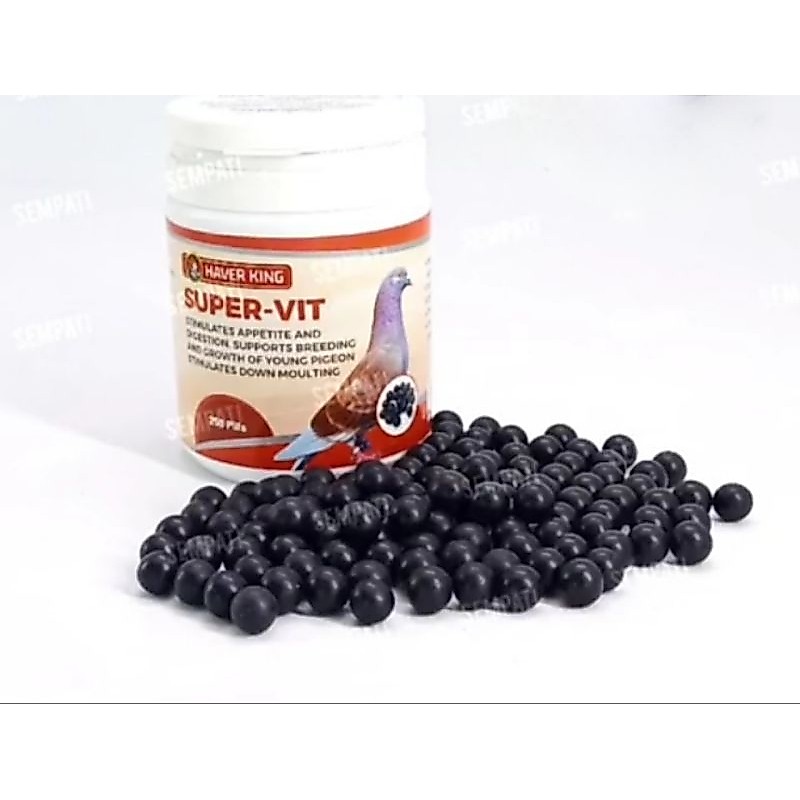 Super-vit pills hitam #merpati vitamin obat burung merpati ecer
