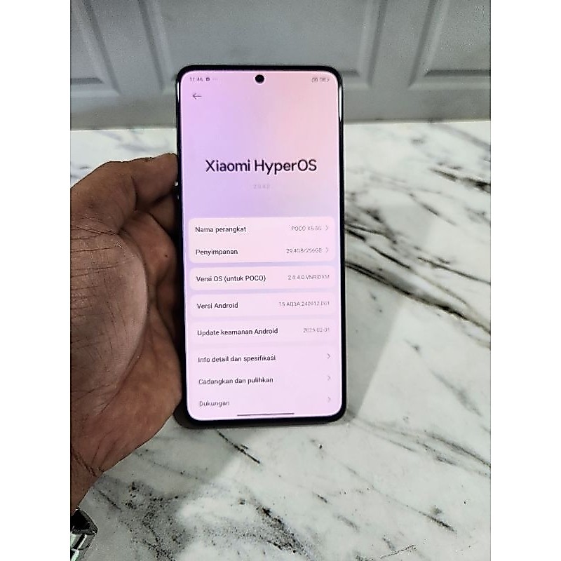 poco x6 5G ram 12/256 gb resmi